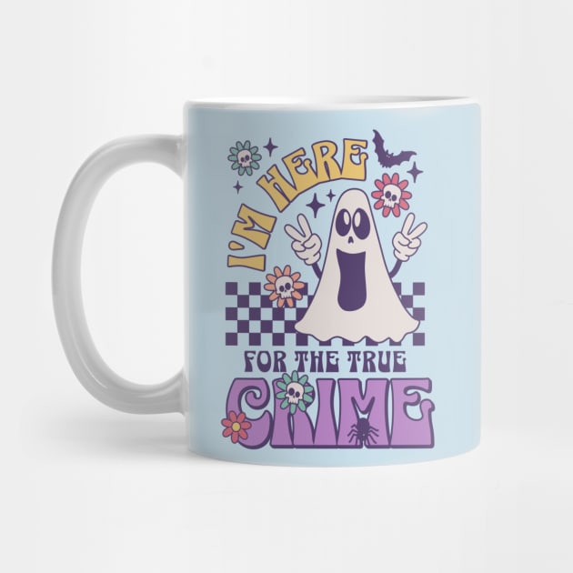 True Crime Ghost Tee Design - Spooky Cute  Style by TeeTrendz